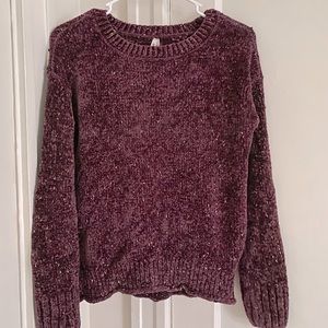 Purple Knit Sweater (Very soft!)